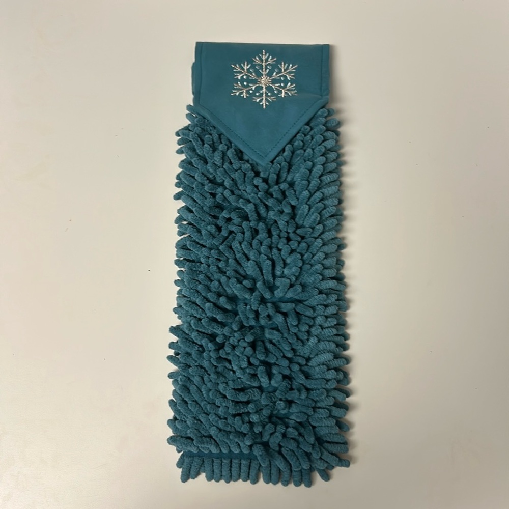 Norwex LE Chenille Hand Towel (Dark Teal)